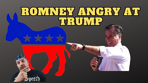 Romney angry at Trump for having a backbone