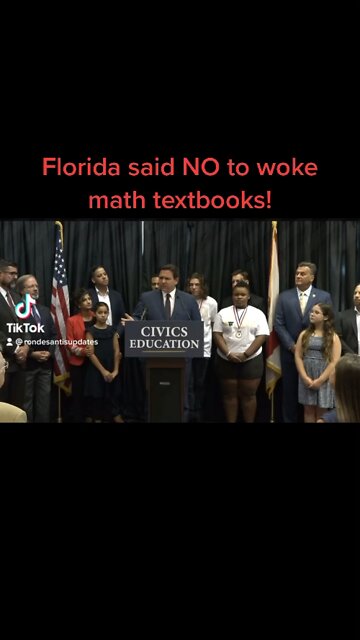 Ron DeSantis said NO to woke math textbooks! Biden | Donald Trump | Bongino