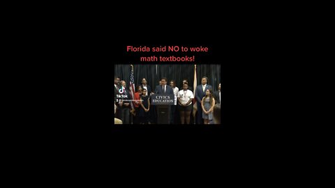 Ron DeSantis said NO to woke math textbooks! Biden | Donald Trump | Bongino