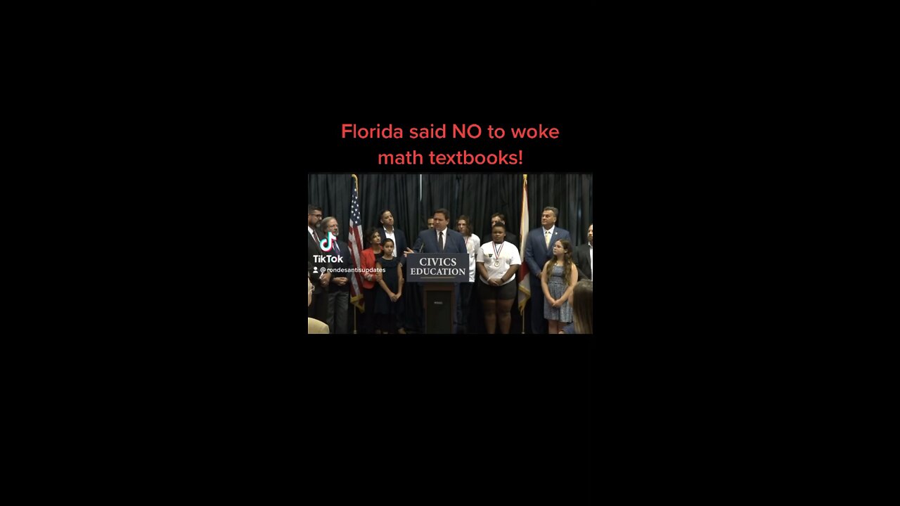 Ron DeSantis said NO to woke math textbooks! Biden | Donald Trump | Bongino