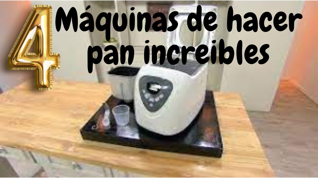 TOP DE 4 MAQUINAS PARA HACER PAN DE AMAZON