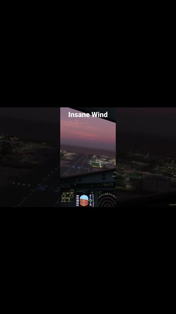 Insane Wind Landing... #short #shorts #flightsimulator