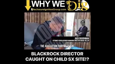 BLACKROCK DIRECTOR CAUGHT ON CHILD SEX SITE !?