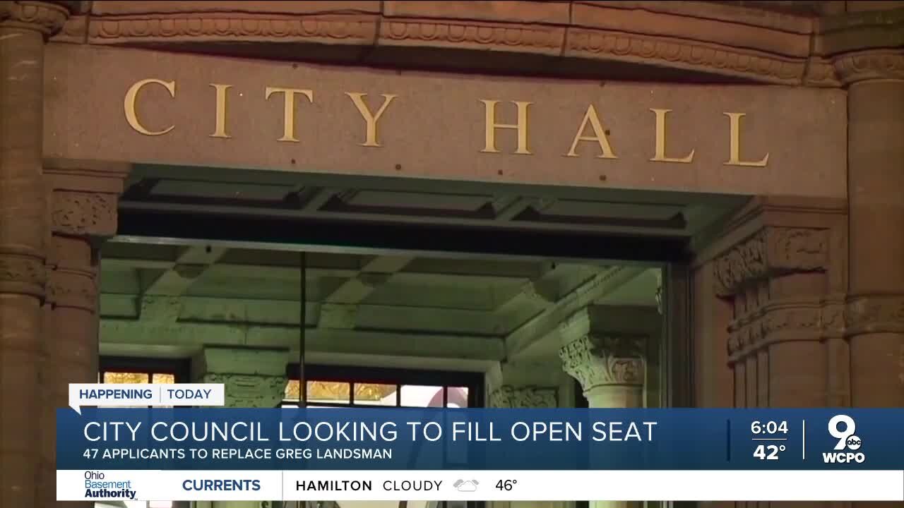 47 people applied to fill city council seat