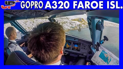 Airbus A320 Landing in Faroe Islands | Flight Deck GoPro Views