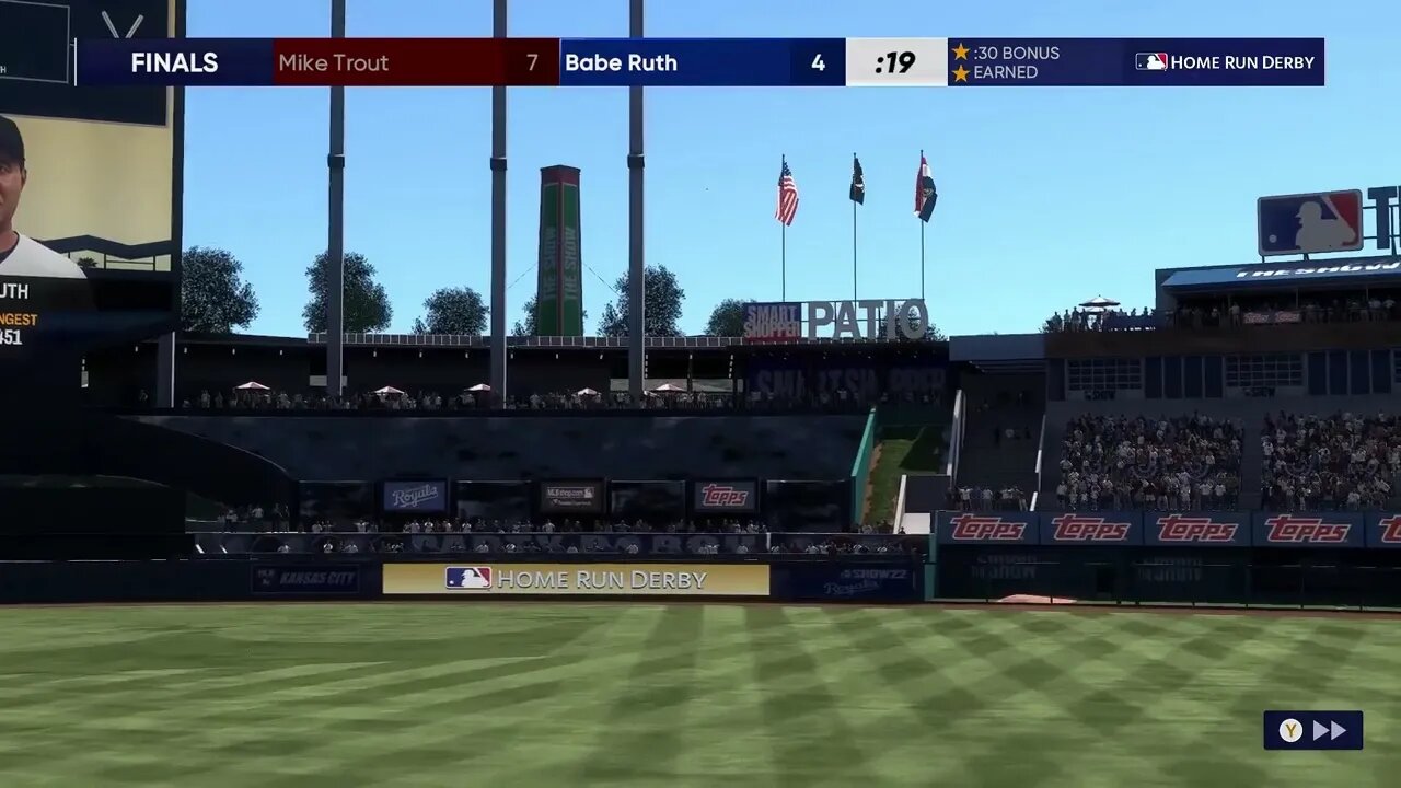 MLB The Show 22 Babe Ruth Homerun Derby