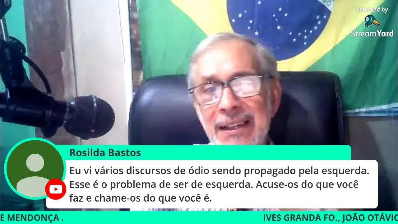 LIVE HORA DA PÁTRIA, KASSIO NUNES DESEMBARGADOR NÃO É O INDICADO.