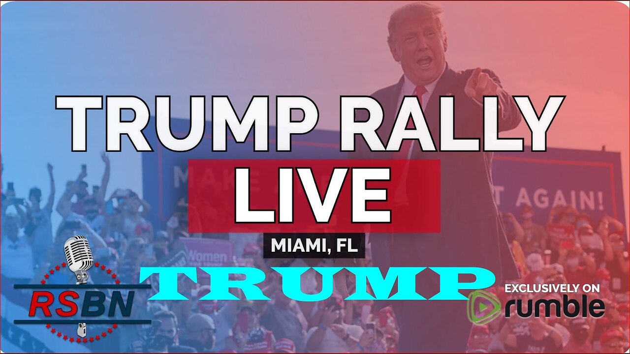 WATCH LIVE: PRESIDENT DONALD J. TRUMP HOLDS RALLY IN MIAMI, FL – 11/6/22