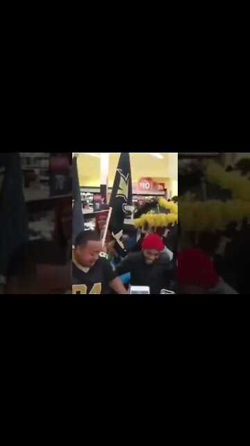 New Orleans Saints Fans Walmart Parade