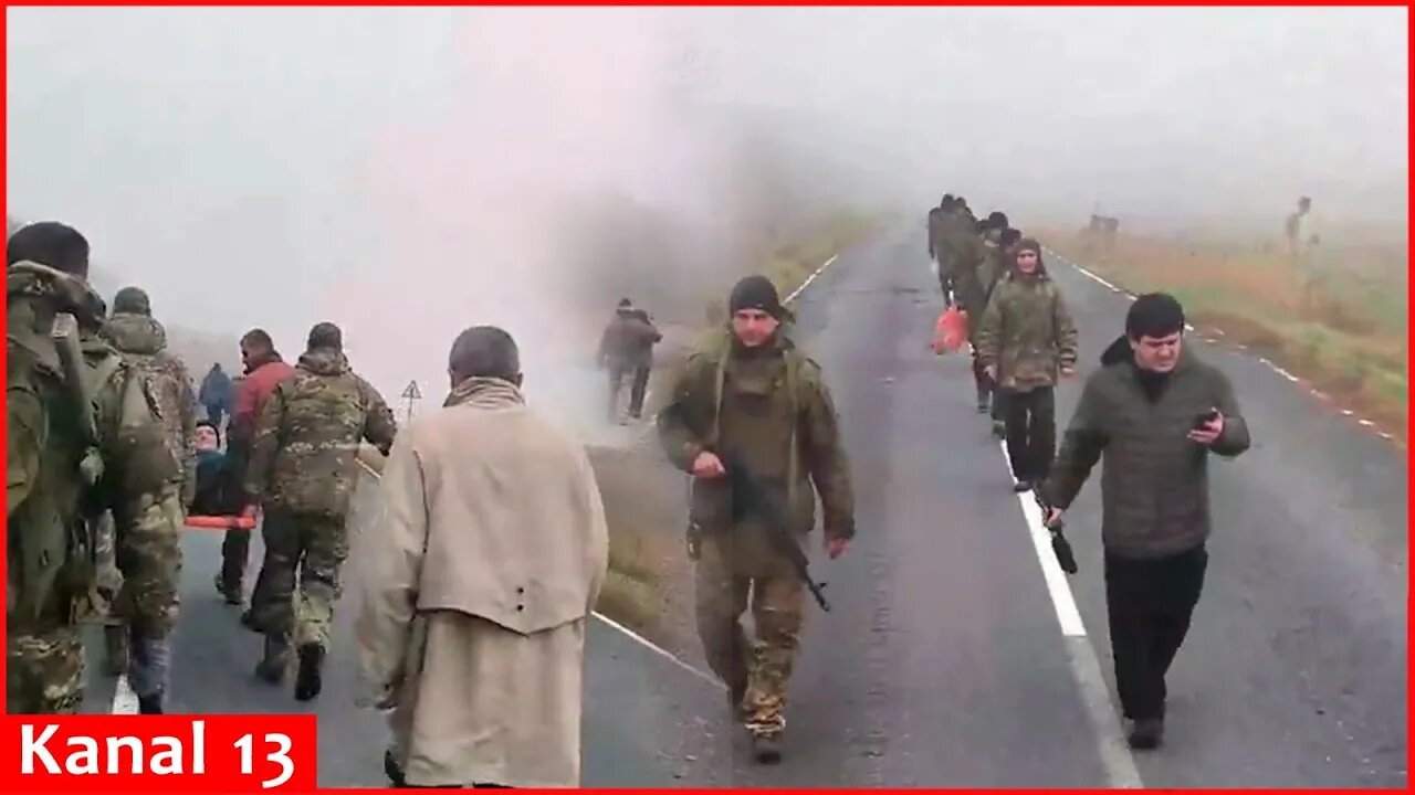 Footage of Russians captured in Kursk being replaced by Ukrainian hostages for the first time