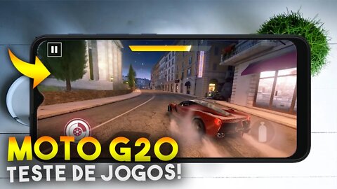 Moto G20 - Teste de JOGOS! COD Mobile, Asphalt 9 e Free Fire será que roda liso?