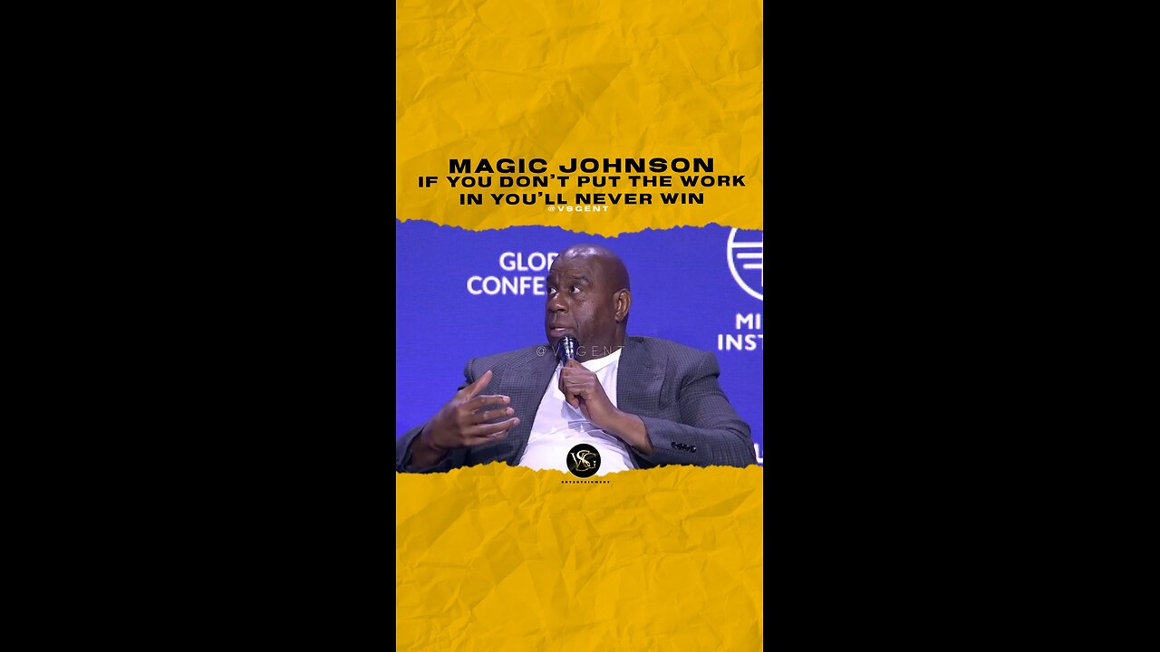 @magicjohnson If you don’t put the work in you’ll never win