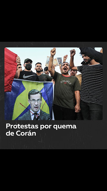 En Irak se manifiestan por la quema de un Corán en Suecia