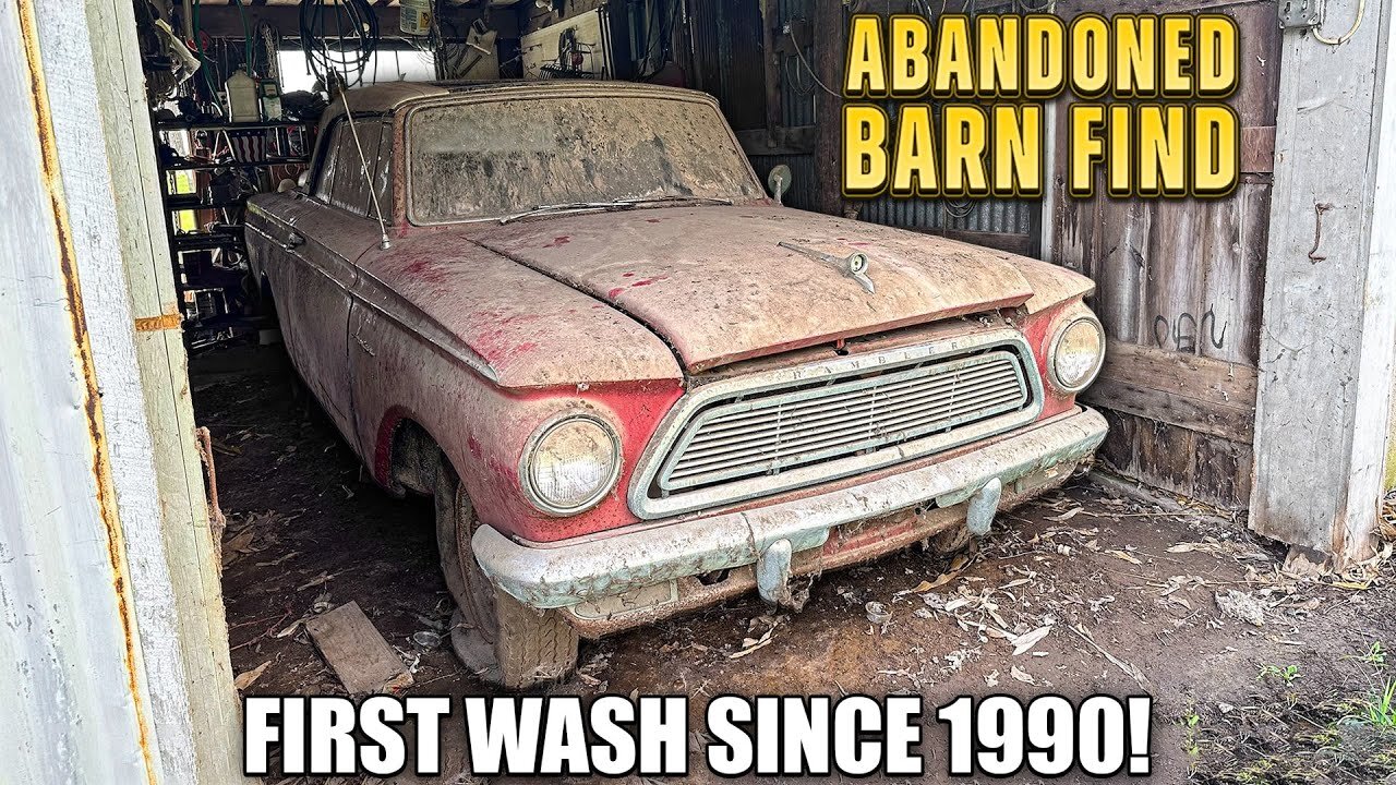 First Wash Since 1990: Barn Find AMC Rambler! | Car Detailing Restoration