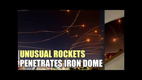 A large rocket attack rocked Tel Aviv, Iron Dome in chaos