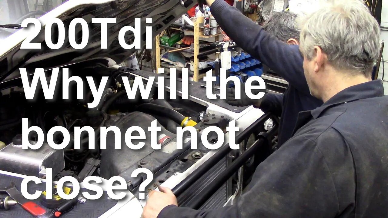 200Tdi with Allisport intercooler, but why will the bonnet not close?