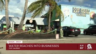 Port Salerno businesses begin cleanup after Hurricane Nicole