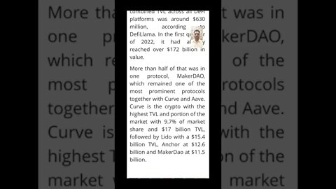 Which Crypto Has The Highest TVL? #cryptoshortsalerts #crypto #defi #viral #trending