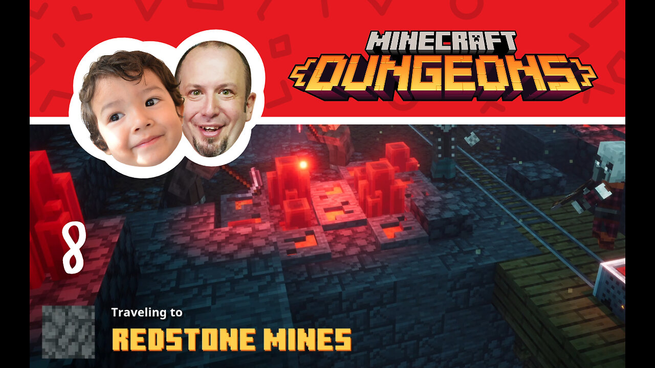 (BOSS) Raging Redstone Mines | Minecraft Dungeons | VID8