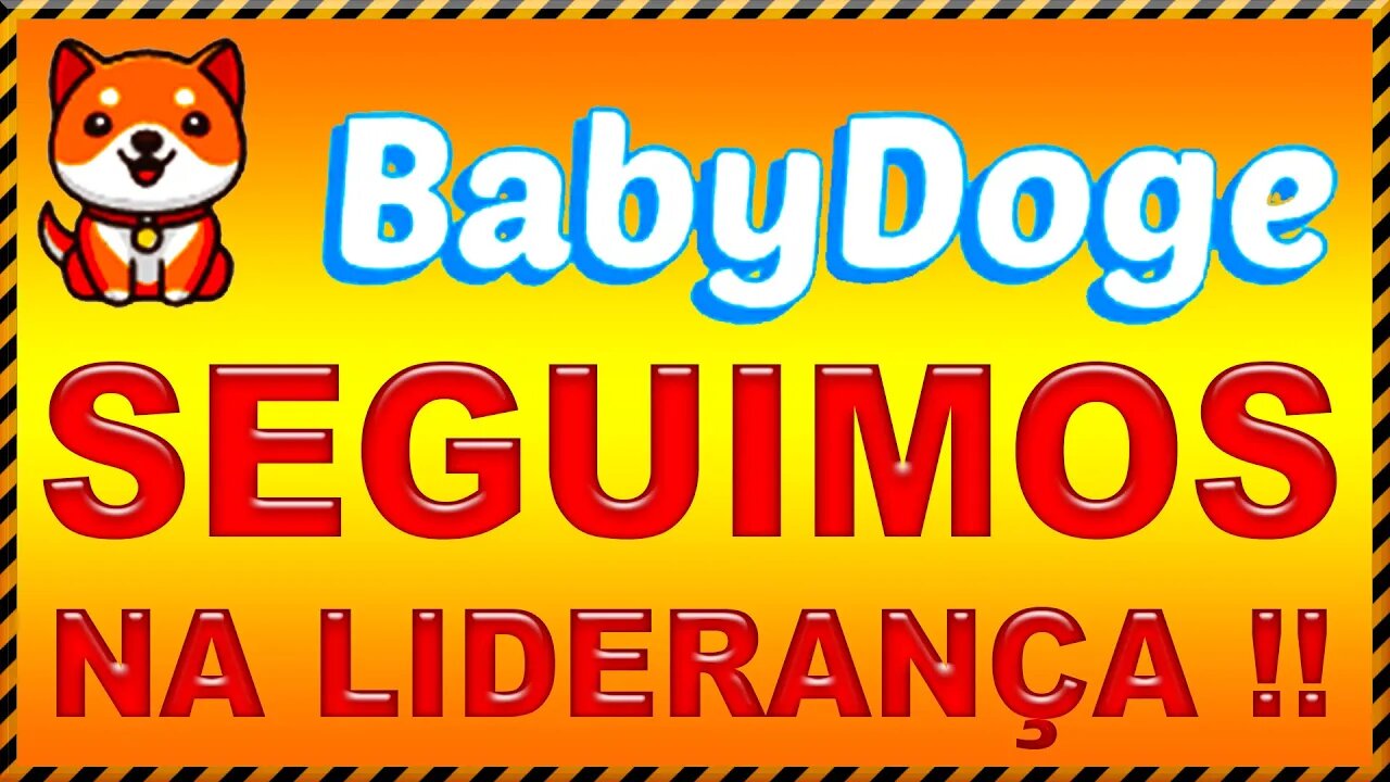 BABYDOGE SEGUIMOS NA LIDERANÇA !!!