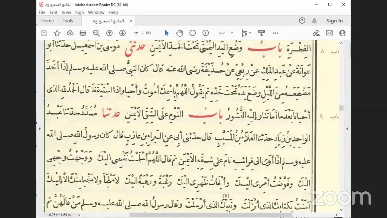 50- المجلس 50 صحيح البخاري كتاب الاستئذان، باب بدء السلام، ح: 6227