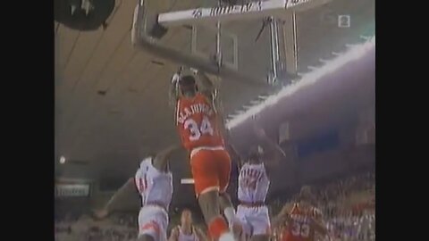 Hakeem Olajuwon 34 Points 7 Blk @ Suns, 1991-92.