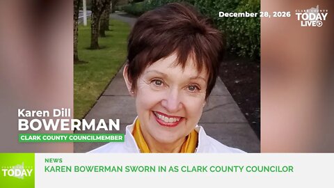 Karen Bowerman sworn in as Clark County Councilor