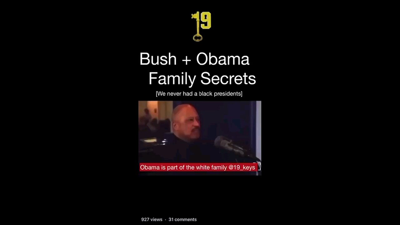 📣 ❌ BUSH OBAMA FAMILY SECRETS