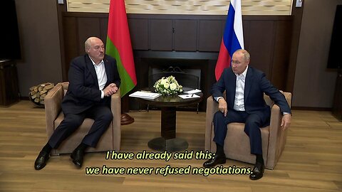 Putin & Lukashenko on negotiations with Ukraine and North Korea relations