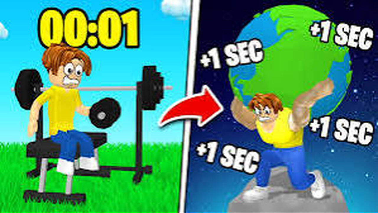 Roblox, but I get stronger every second?!