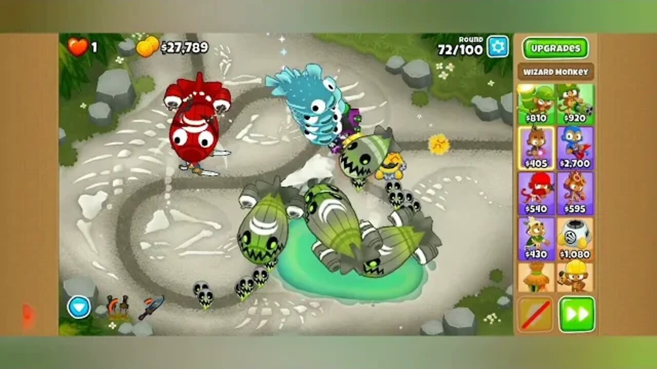 STREAMBED/ CHIMPS/ SAUDA SWORDMASTER #bloons @BloonsMania