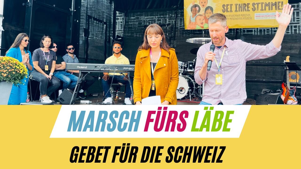 Gebet 🙏 für die Schweiz | Viviane Krucker-Baud und Jochen Gsell | Marsch fürs Läbe 2023 👶 ♥️🕊️