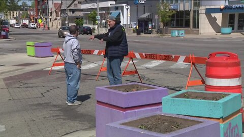 Street on Milwaukee's east side transforms into a permanent pedestrian plaza