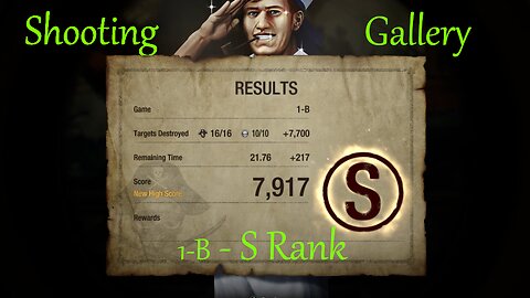 Resident Evil 4 (REm4ke) - Shooting Gallery 1-B - SR M 1903 - S Rank