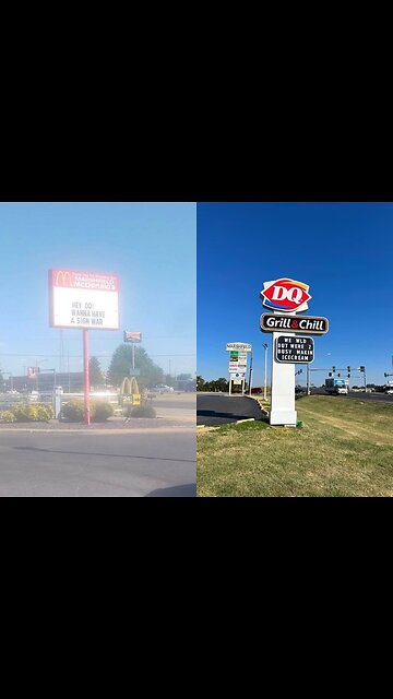 Mcdonalds vs Dairy Queen Beef Brewing in Marshfield Missouri??