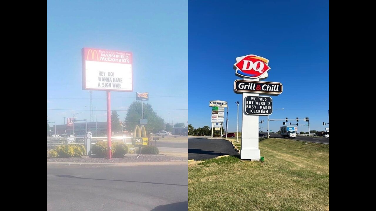 Mcdonalds vs Dairy Queen Beef Brewing in Marshfield Missouri??