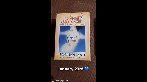 1/23/23 oracle card: choices
