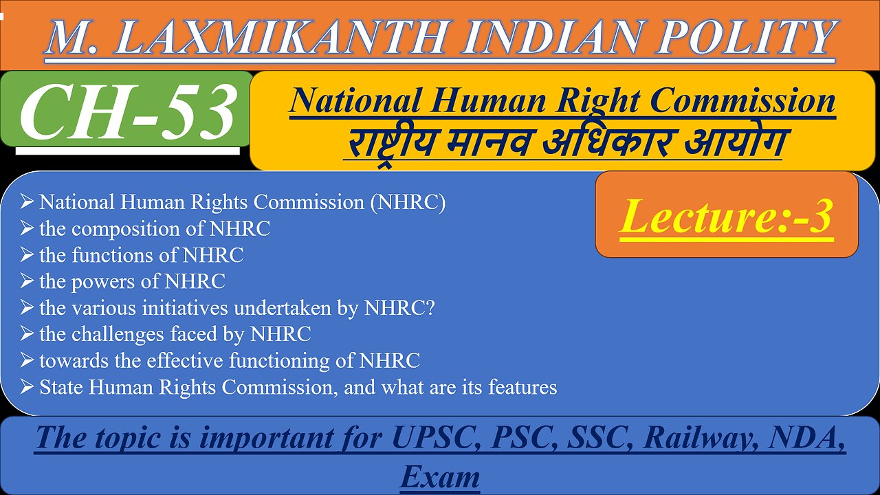 Ch-53 National Human Rights Commission L-3