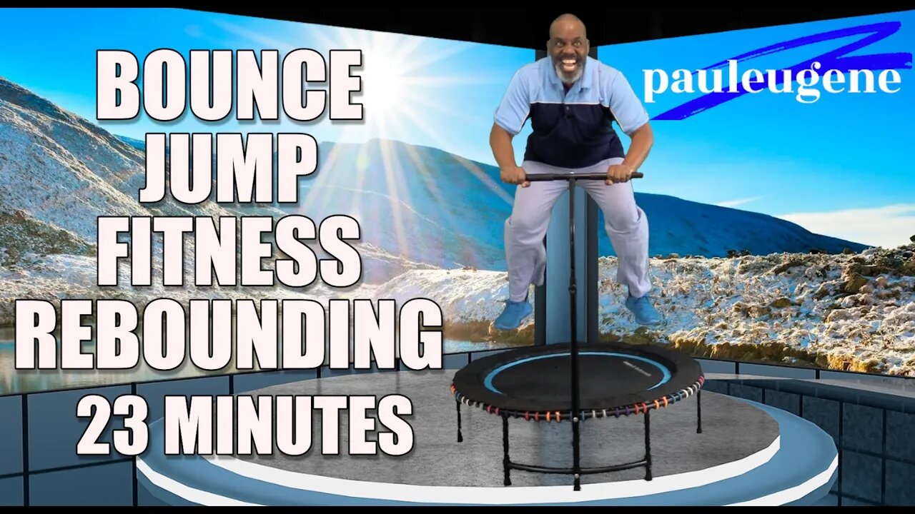 Energize Mini Trampoline Rebounding Bounce Jump Fitness Workout | 23 Min of Cardio Fun!