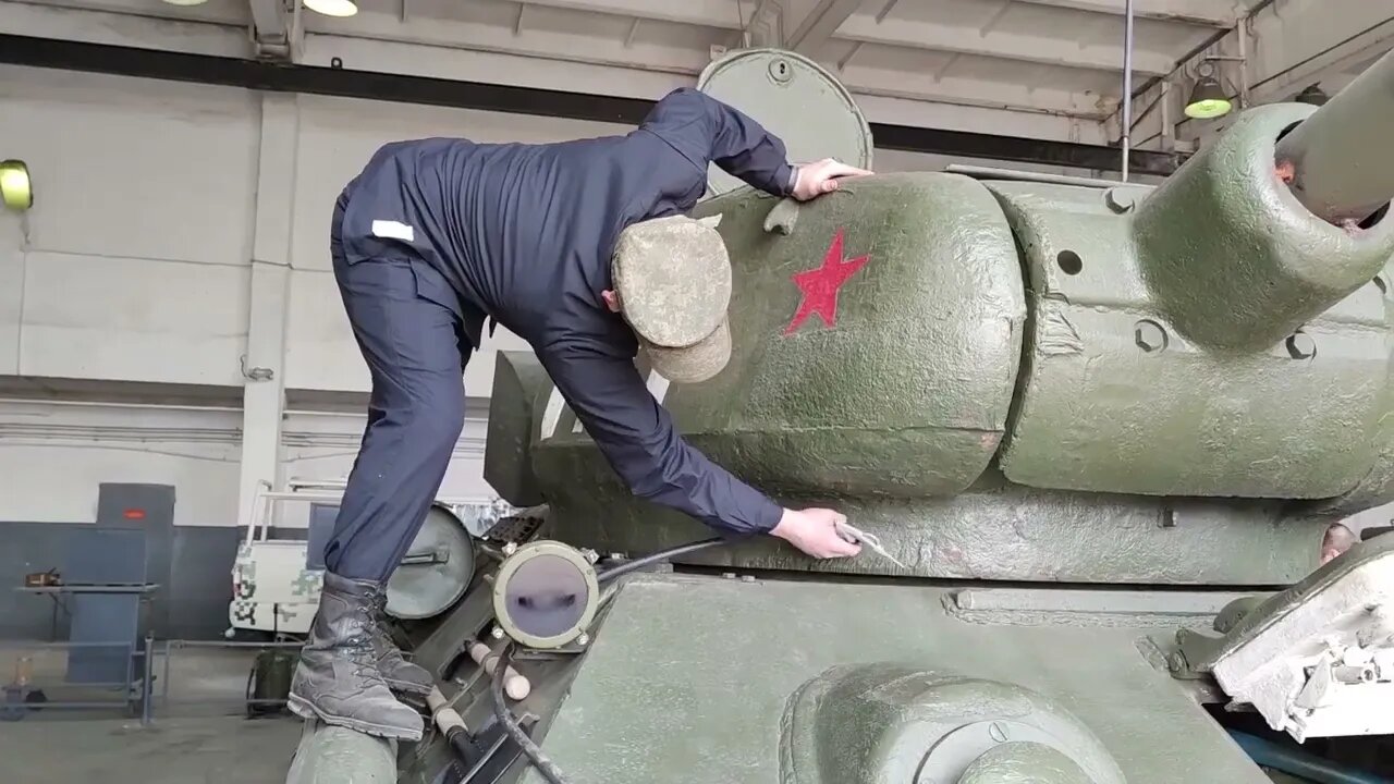 Specialists Continue To Prepare Military Equipment For The May 9 Military Parade