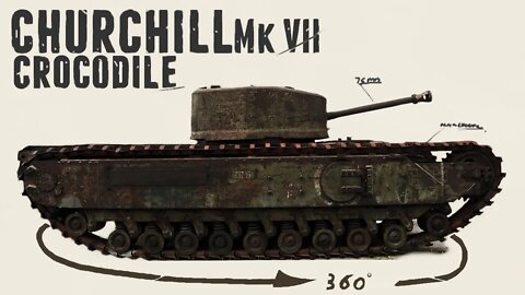 Churchill Mk VII Crocodile - Walkaround - MM Park.