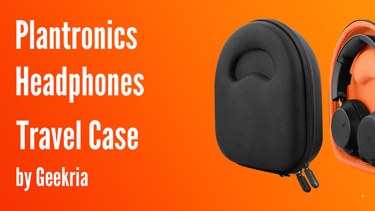 Plantronics BackBeat Over-Ear Headphones Travel Case, Hard Shell Headset Carrying Case | Geekria