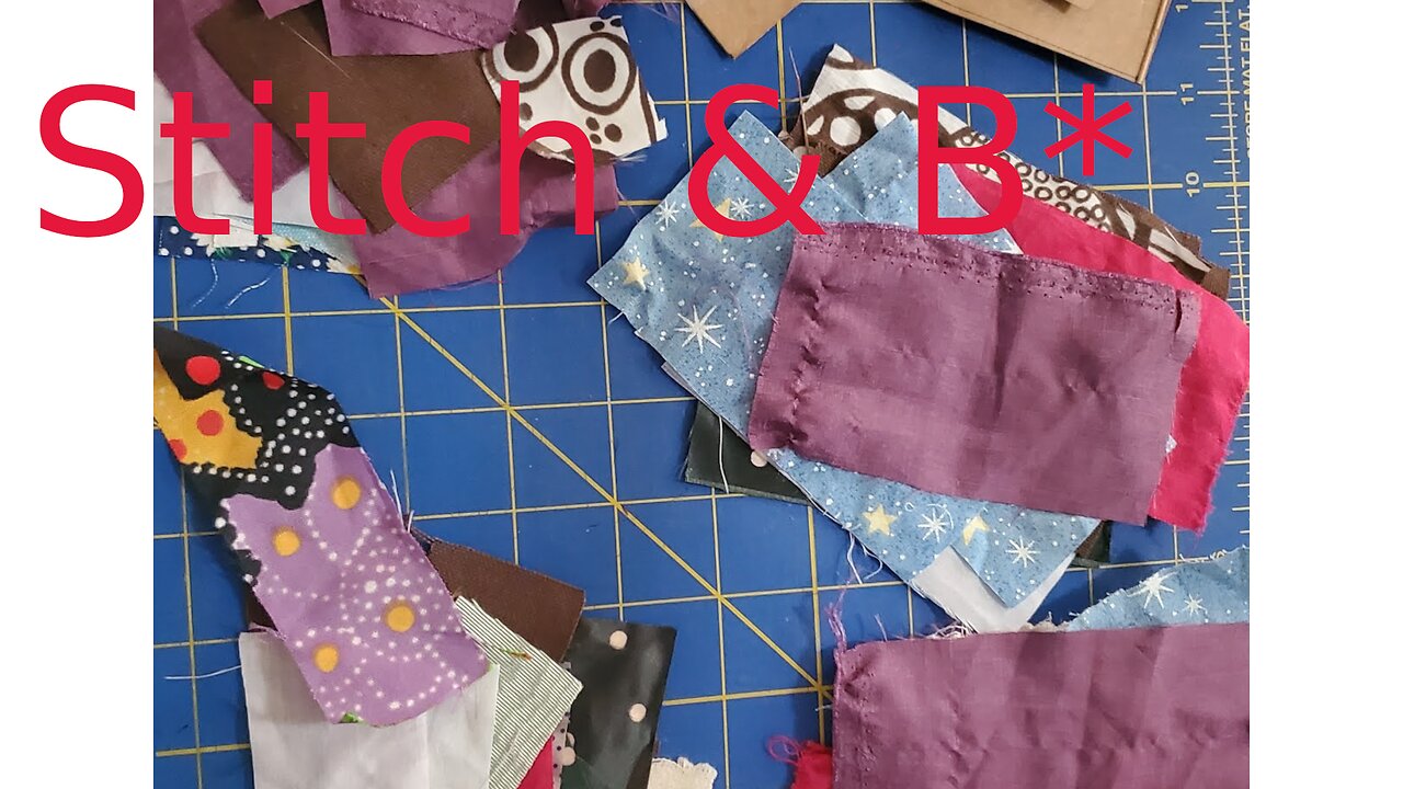 Scraps to Schmata || Sunday Stitch & B*