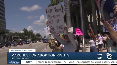 Hundreds gather for 'Bans Off Our Bodies' Rally