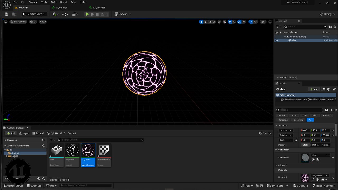 Animated Materials | Unreal Engine 5.4.1 Tutorial #VFX