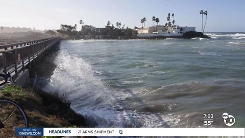 King Tides engulf Mission Bay marsh, flood parts of San Diego