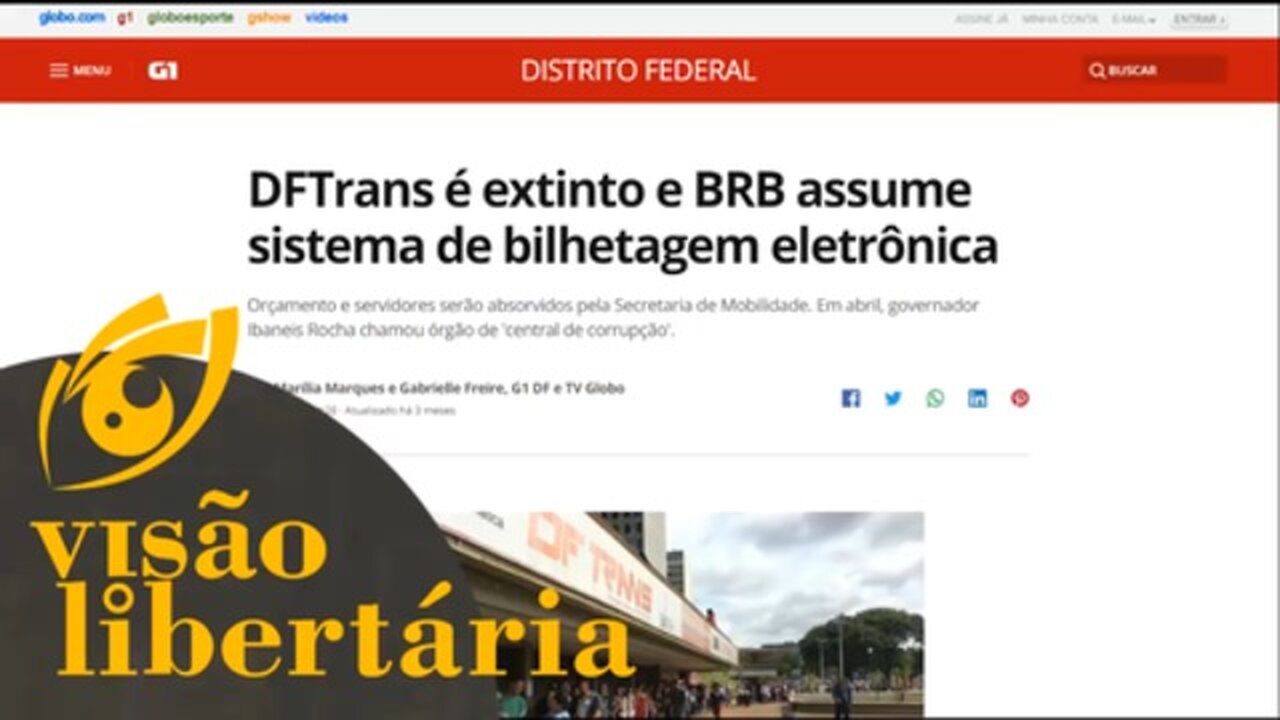 Por que o sistema de transporte público não funciona? - HD | Visão Libertária - 07/11/19 | ANCAPSU