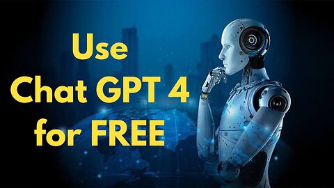 Chat GPT 4: Access it for Free// This AI is mind-blowing