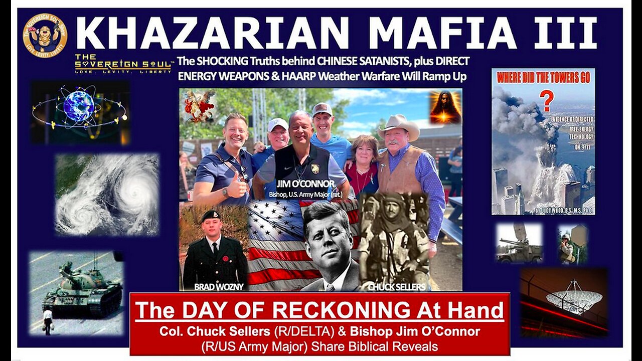 KHAZARIAN MAFIA Part 3 - Satanic Chinese Blood Lines, DEWS, HAARP Weather Warfare & more