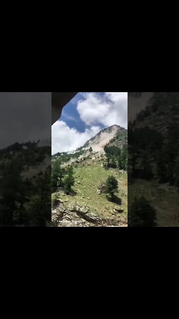 Landslide in India, Sangla Valley in Kinnaur 🇮🇳